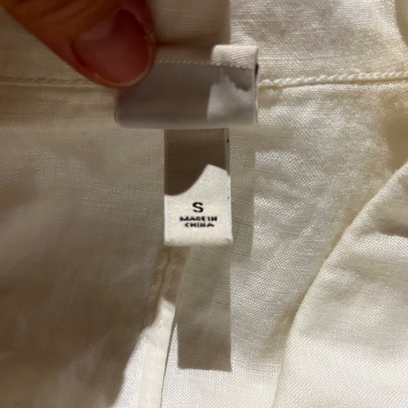 Merona White Linen Blazer Jacket Women’s Small - Picture 15 of 16